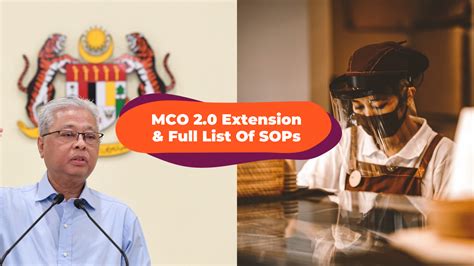 [Updated] Detailed List Of Official SOP For MCO 2.0 Effective 13 Jan 