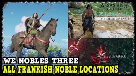 Assassin S Creed Valhalla All 3 Frankish Noble Locations The Siege Of