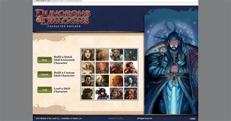 Dungeons & dragons name generators D&D Character Builder (Online Edition) | RPG Item ...