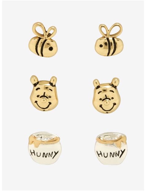 Disney Winnie The Pooh Earring Set Boxlunch Exclusive Boxlunch