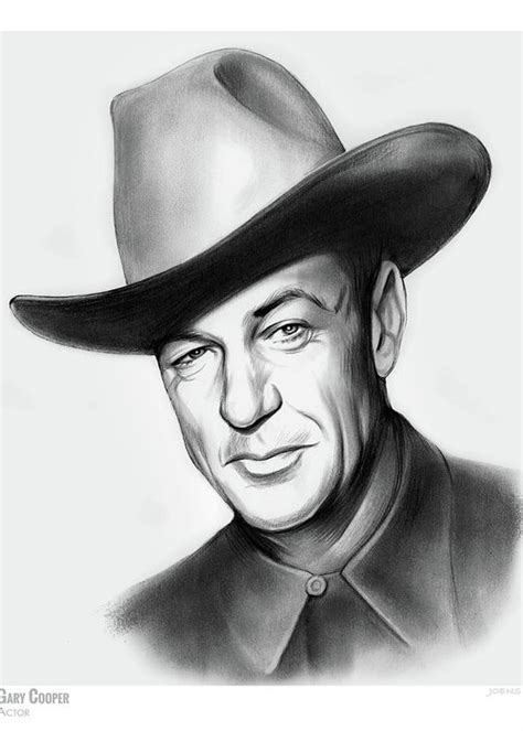 Gary Cooper Greeting Card For Sale By Greg Joens