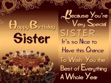Birthday Wishes To Sister Birthday Wishes For Friends And Your Loved