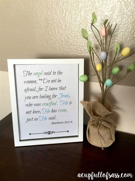 Easter Bible Verse Printable A Cup Full Of Sass
