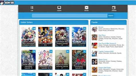 9 Daftar Situs Nonton Anime Sub Indo Terlengkap Dan Terupdate