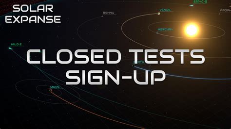 Solar Expanse Closed Tests Sign Up Steam News