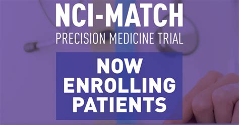 Nci Match Precision Medicine Clinical Trial National Cancer Institute