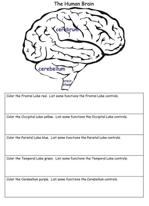 Free Printable Psychology Worksheet Printable Worksheet Template