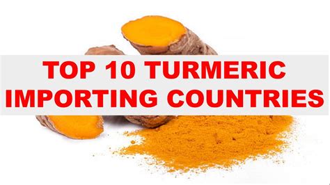 Top 10 Turmeric Importers From India Turmeric Market Tamil YouTube