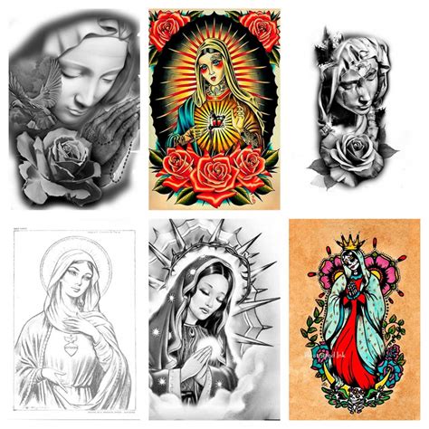 ᐈ Tatuajes Virgen María Tipos Ideas Y Significado Camaleon Tattoo