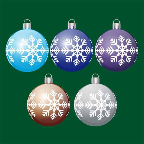 Christmas Ball Toys Vector Art At Vecteezy