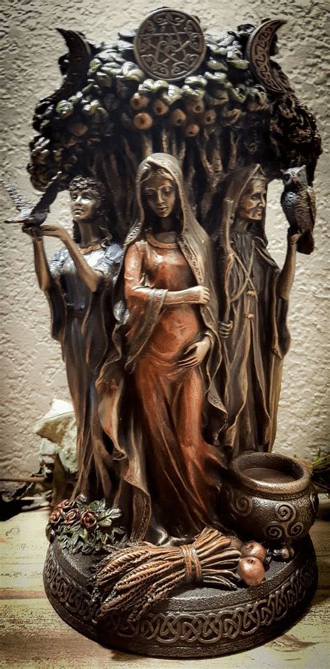 Celtic Triple Goddess Maiden Mother And The Crone Triple Goddess