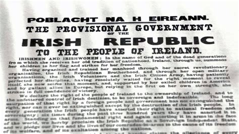 Irish Leaders And The Proclamation Of The Irish Republic With Irish