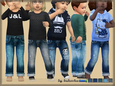 The Sims Resource Pants Denim For Boys By Bukovka • Sims 4 Downloads