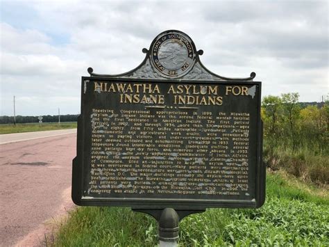 Hiawatha Asylum For Insane Indians Historical Marker