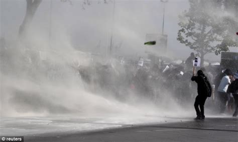 Chaos In Turkey As Police Use Tear Gas And Water Cannons To Put Down