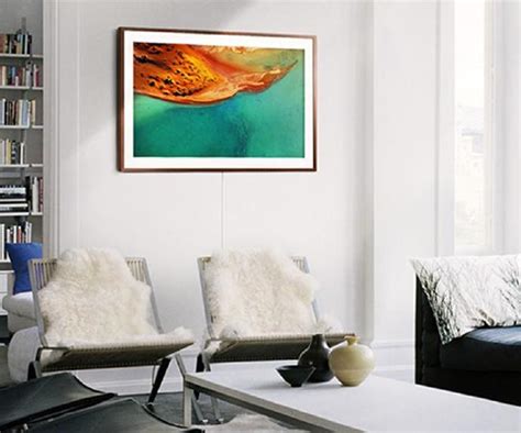 The Frame Samsungs New Tv Looks Like Art Hanging On Your Wall