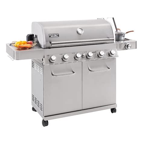 Monument Grills 77352 6 Burner Stainless Steel Cabinet Style Propane