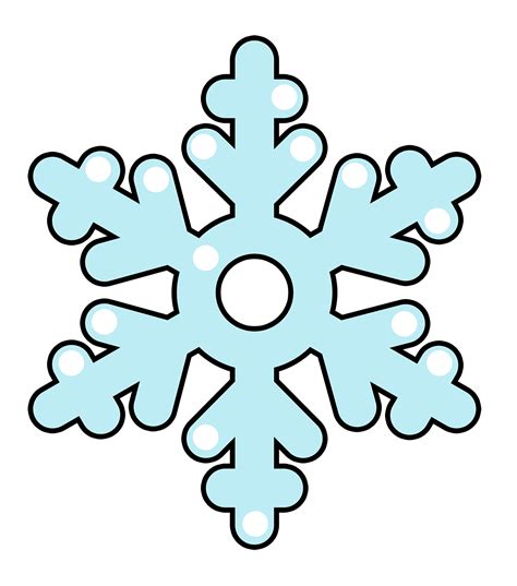 Cartoon Snowflake Clipart Best