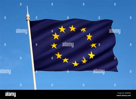 Flag Of Europe Union Stock Photo Alamy