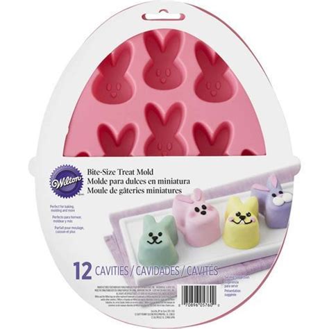 Easter Bunny Silicone Treat Mold 12 Cavity Sheep Cupcakes Easter