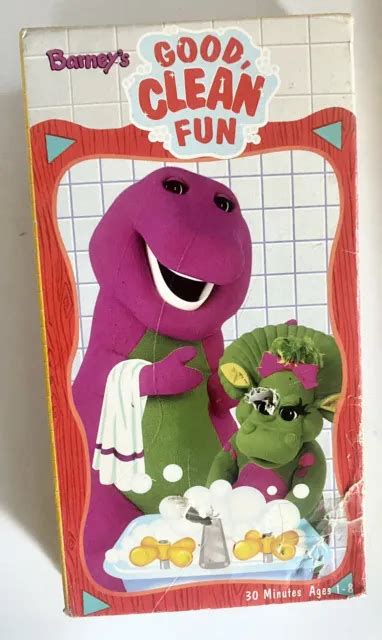 Barney And Friends Good Clean Fun Vhs Video Tape Buy 2 Get 1 Free Pbs