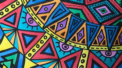 African Art Patterns For Kids Youtube