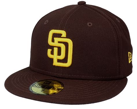 San Diego Padres Authentic On Field 59fifty Brownyellow Fitted New