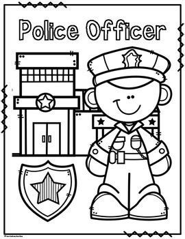 Community Helpers Coloring Pages By Preschoolers And Sunshine TpT