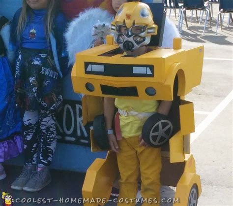 Diy Transformers Costumes Homemade Bumblebee Transformer Costume