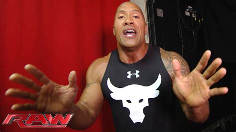 The Rock Returns To Raw January 25 2016 Youtube