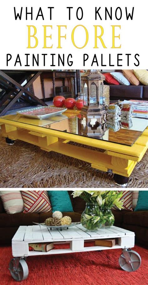 What To Know Before Painting Pallets Pallet Home Decor Pallet