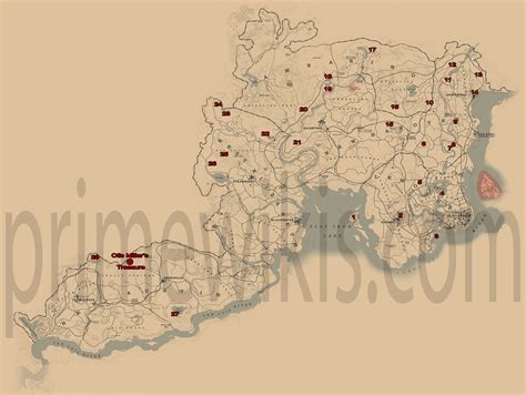Red Dead Redemption 2 Interactive Map Of All Rdr2 Locations Hourhor