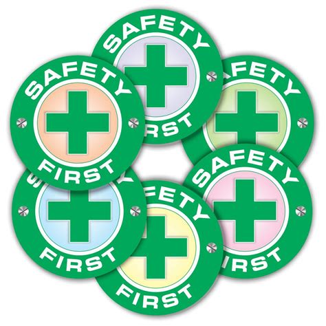 Buy Safety First Stickers Pack Of 120 2 Large Laminated Vinyl
