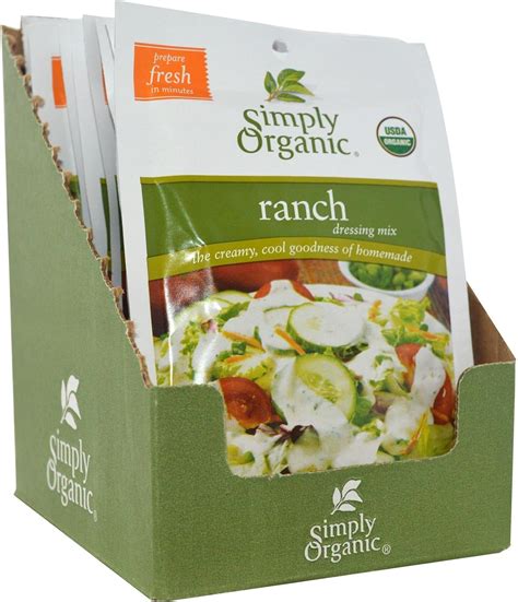 Simply Organic Ranch Salad Dressing Mix 1 Oz Everything Else