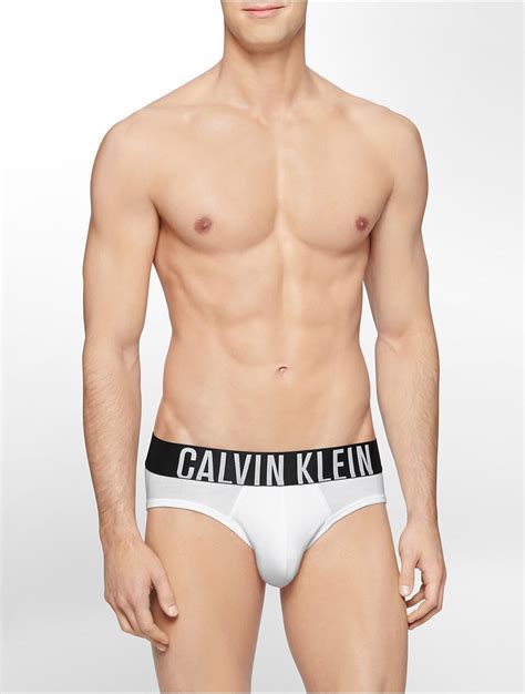 Calvin Klein Underwear Intense Power Cotton Hip Brief In White For Men Lyst