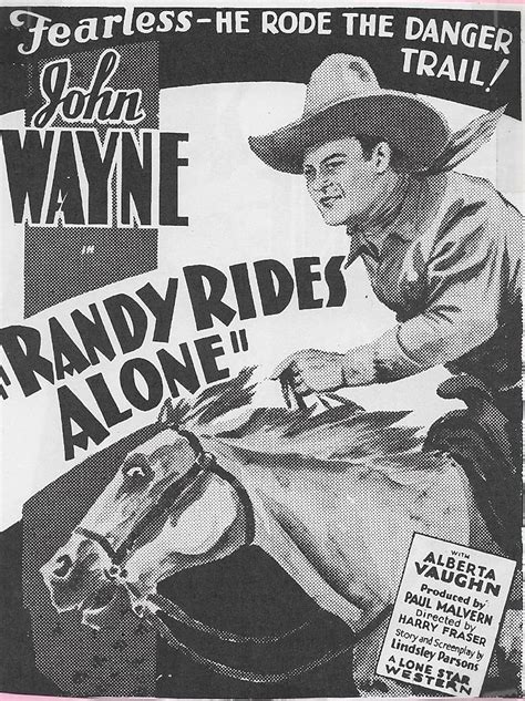 Randy Rides Alone 1934