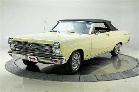 1966 Ford Fairlane 500 V8 10l Automatic Convertible Yellow For Sale