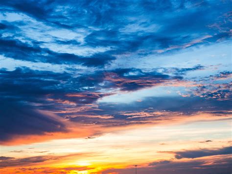 Wallpaper Clouds Sunset Sky Hd Widescreen High Definition