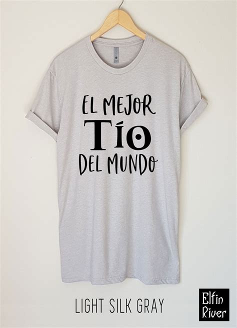 Camiseta El Mejor Tío Del Mundo Regalo Para Tío Camisa Del Etsy