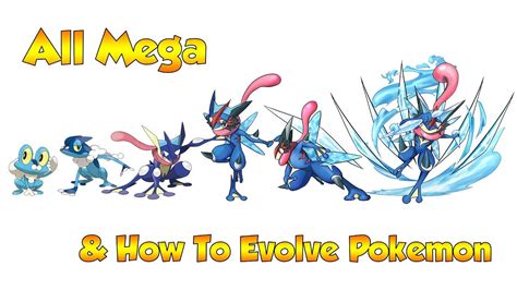 How To Evolve Pokémon Generation 6 Kalos And Mega Evolutions Animated