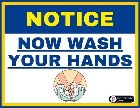35 Wash Hands Sign Download Free Printable Pdfs