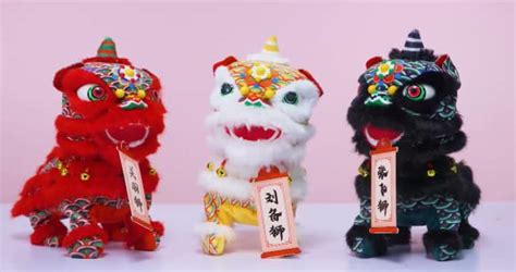 Chinese Lion Dragon Marionette Puppet 21423 By Unknown