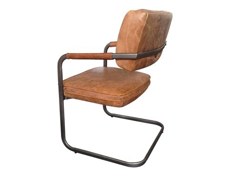 If you want the latest fashion look your office then. Tubular Steel Base Industrial Style Grain Leather Office Chair
