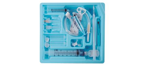 Safety Paracentesis Procedure Tray With Three Safety Needles
