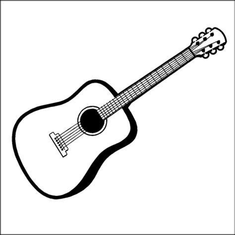 Guitar Outline Drawing At Getdrawings Free Download
