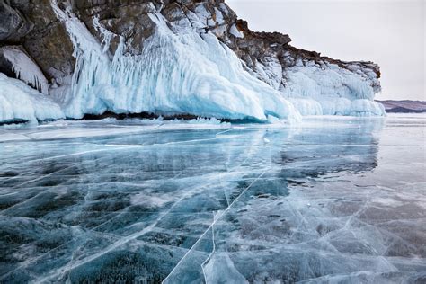 See How Lake Baikal In Siberia Transforms Into Winter Wonderland