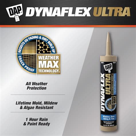 Dap Dynaflex Ultra 101 Oz Clay Paintable Latex Caulk In The Caulk