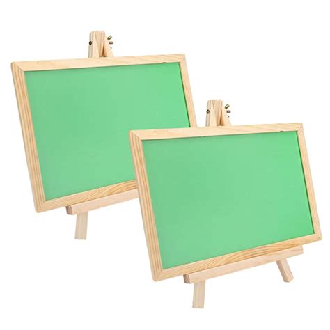 Wooden Chalkboard Writing Board 2pcs For Writing Painting Home