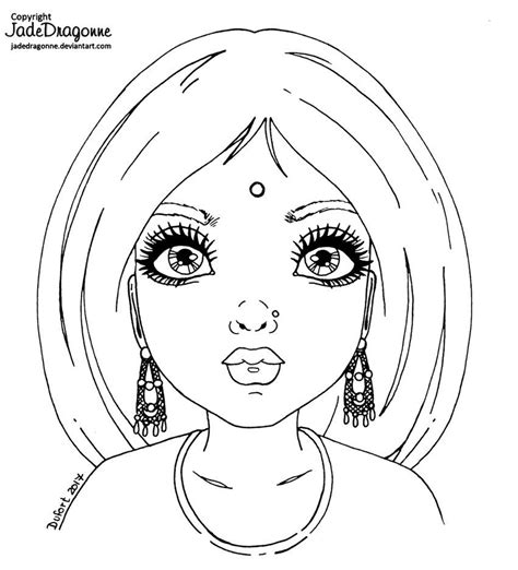 Bindi Lineart By Https Deviantart Com Jadedragonne On