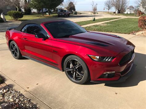6th Gen Ruby Red Metallic 2017 Ford Mustang Gt Cs Sold Mustangcarplace